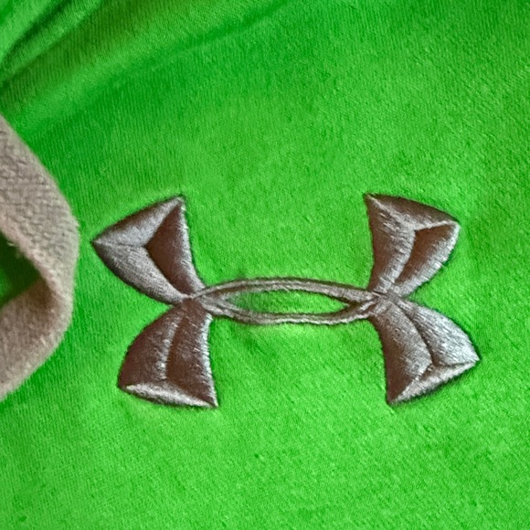 Under Armour Vibrant Green Men's Hoodie Size Large - Picture 3 of 7